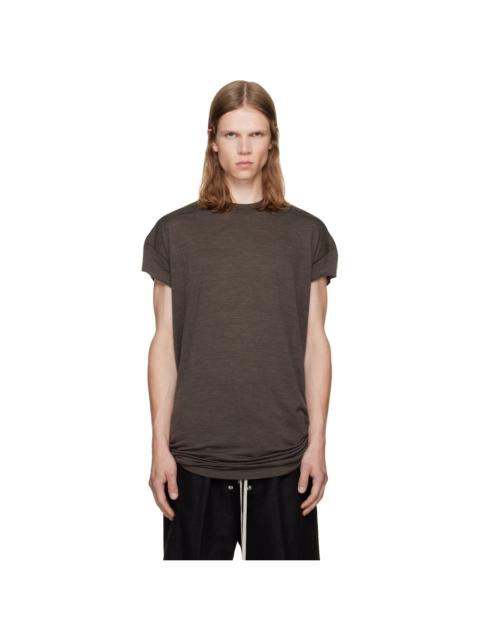 Rick Owens Brown Tower 'Rick' S Jumbo S/S T-shirt