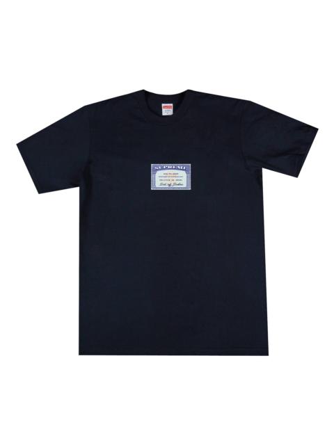 Supreme Social Tee 'Navy'