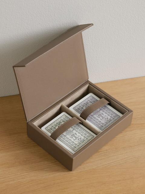 Brunello Cucinelli Playing card set Brown