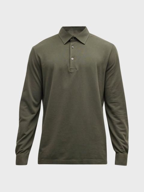 Men's Cotton Pique Polo Shirt