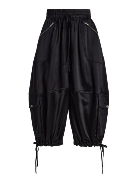 CO Braies Silk Charmeuse Pants black