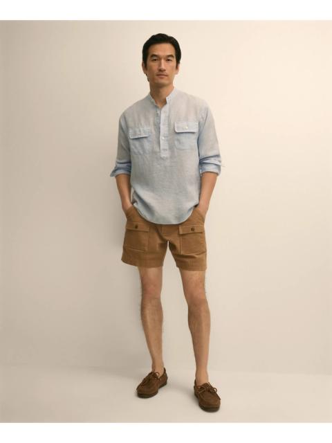 Brooks Brothers 6.5" Cotton Corduroy Camp Shorts