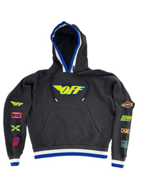 Off-White Racing Skate Hoodie "Black" OMBB085G24FLE00X018