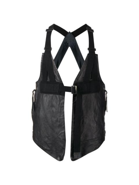 Boris Bidjan Saberi adjustable-buckle detail vest