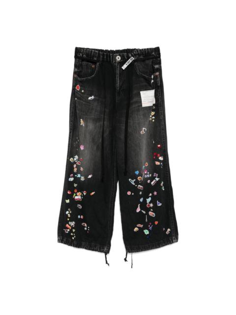 Maison MIHARAYASUHIRO printed jeans
