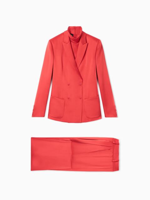 GIORGIO ARMANI THREE-PIECE DOUBLE-BREASTED OLYMPIC CEREMONY SUIT