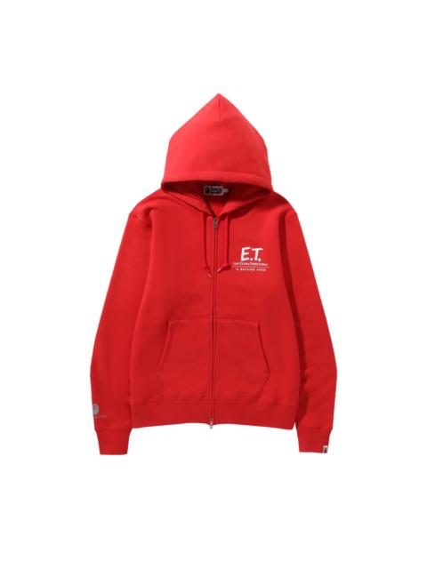 BAPE x E.T. Ape Head Zip Hoodie 'Red'