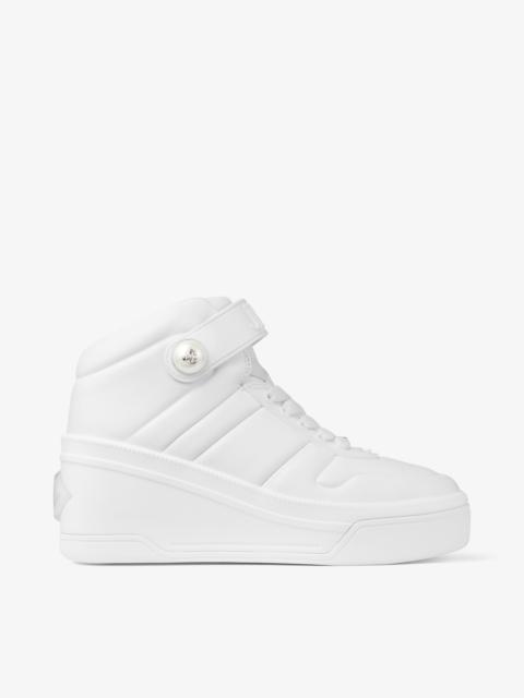 JIMMY CHOO Del Mar
White Leather Platform Trainers