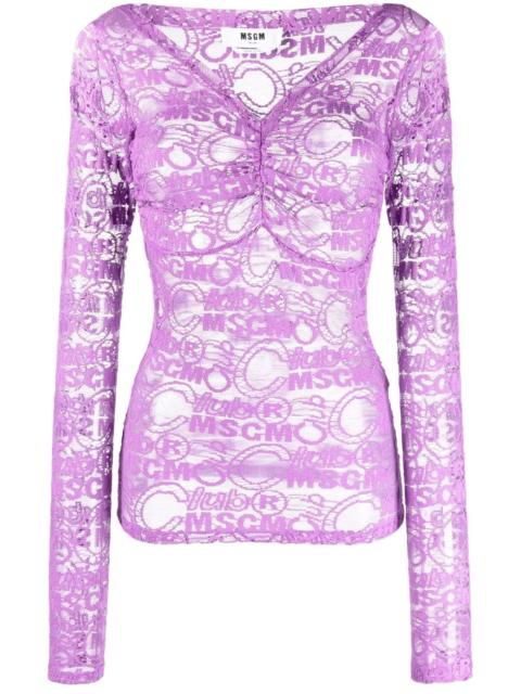 lace longsleeved top