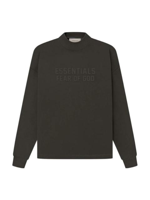 ESSENTIALS Fear of God Essentials SS23 Relaxed Crewneck Logo Sweater 'Off-Black' FOG-SS23-025
