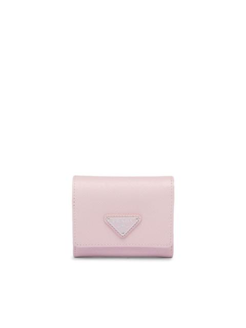 Prada triangle-logo Saffiano leather wallet