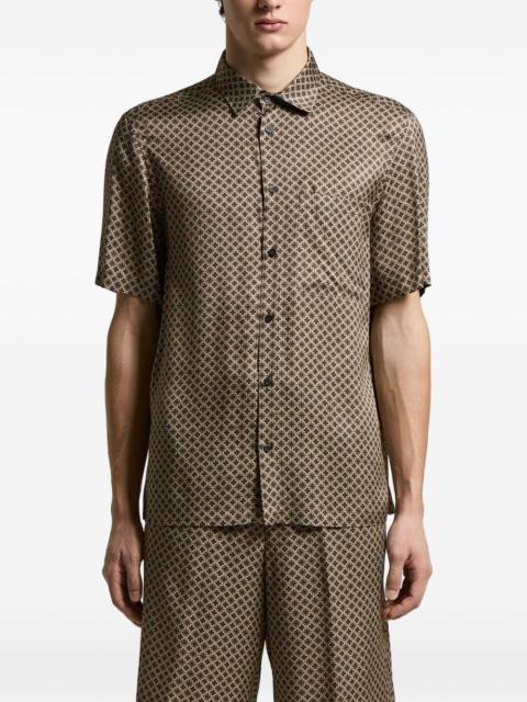 PESERICO buttoned patterned shirt
