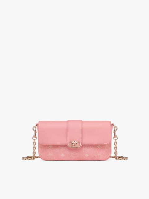 MCM Mode Travia Shoulder Bag in Visetos Leather Mix