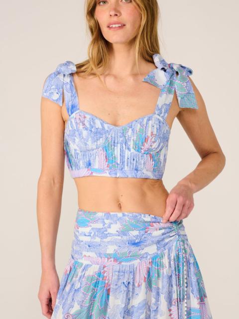 Poupette St Barth Top Carla - Blue Padang