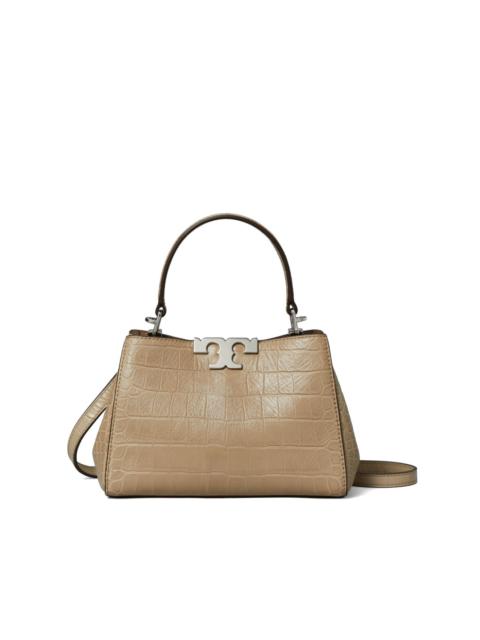 TORY BURCH mini Eleanor soft croc-embossed satchel