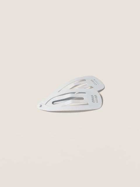 Miu Miu Metal hair clips