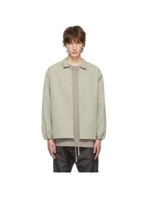 ESSENTIALS Green Cotton Jacket