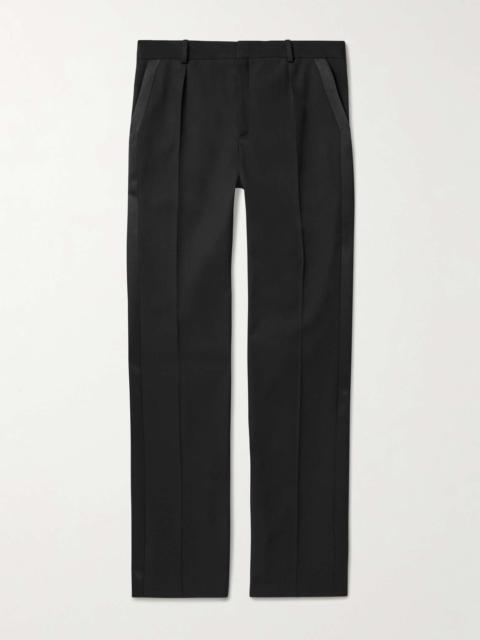 【送料&関税込】Saint Laurent Grain De Poudre Pants High-Waisted Pants in Grain de Poudre | Saint Laurent | YSL SK