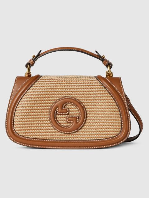 GUCCI Gucci Blondie woven medium top handle bag