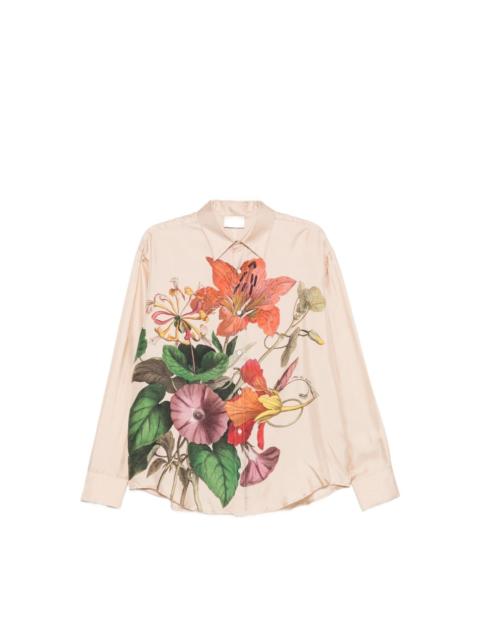 Pierre-Louis Mascia Printed silk shirt