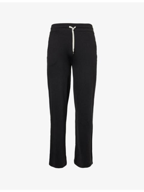 Vuori Halo Wide-Leg Stretch-Jersey Jogging Bottoms