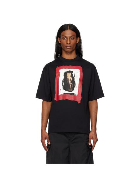 Marni Black Nude Print Cotton T-shirt