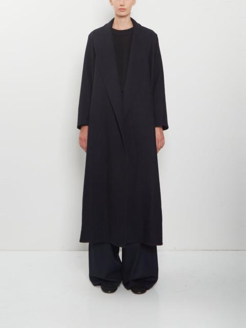 DUŠAN Herringbone Cashmere Long Coat