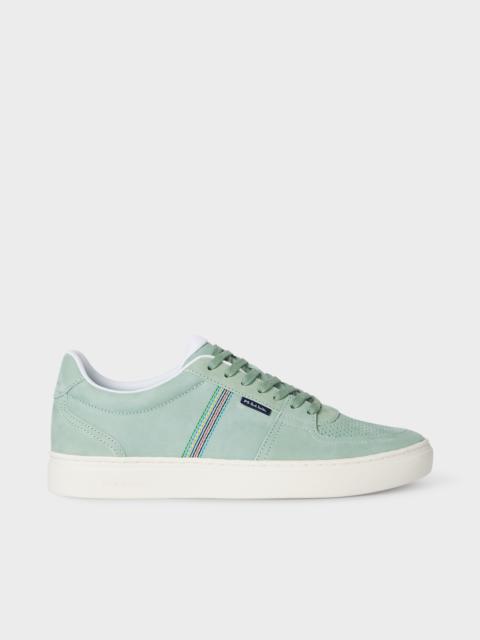 Mint Green Nubuck 'Margate' Trainers