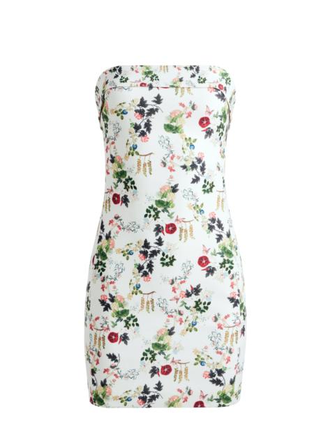 Alice + Olivia KELLY SQUARE BUST MINI DRESS