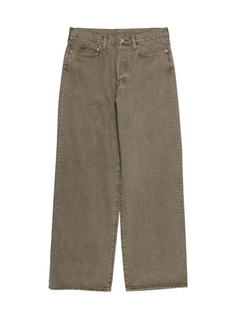 ssstein Loose Color Denim Pants Khaki
