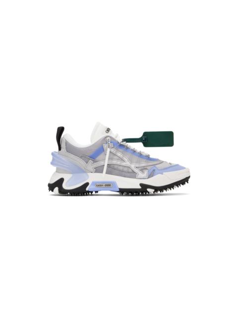 Off-White Gray & Blue Odsy 2000 Sneakers