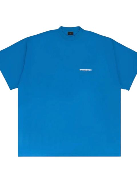 BALENCIAGA Strike 1917 T-Shirt "Blue" 712398 TMVJ6 4024