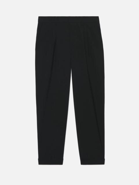 AMI Paris Carrot Fit Trousers With Hem And Pleats
