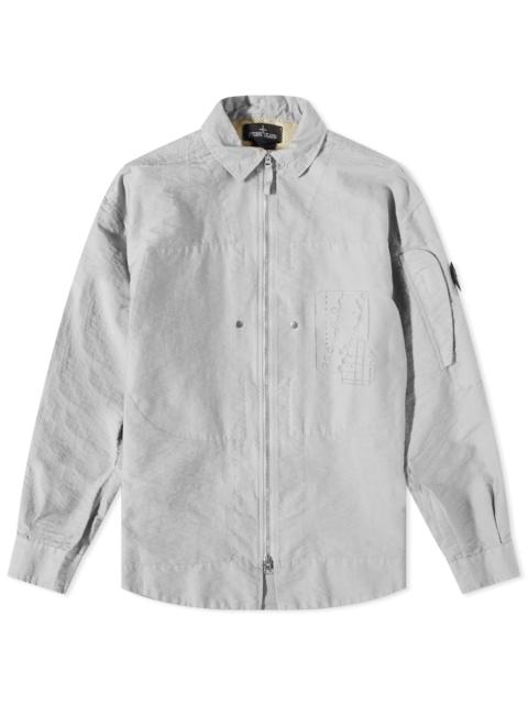Stone Island Shadow Project Cotton Nylon Printed Shirt Jacket
