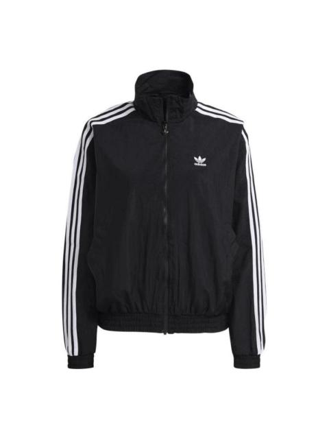 adidas (WMNS) adidas Adicolor Classics Japona Track Top Asia Sizing 'Black White' GN2928