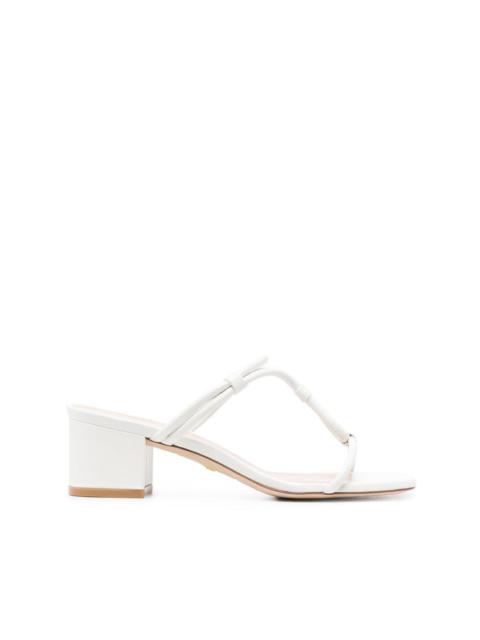 65mm heeled open-toe mules