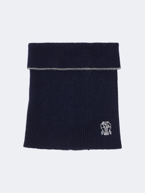Brunello Cucinelli Logo cashmere snood