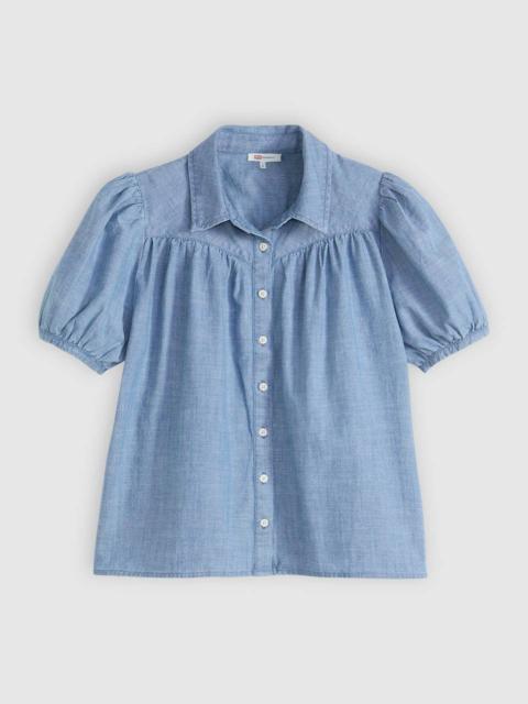 Levi's LEA SHORT-SLEEVE SLIM BLOUSE