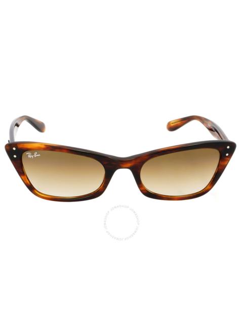 Ray-Ban Ray Ban Lady Burbank Light Brown Gradient Cat Eye Ladies Sunglasses RB2299 954/51 52