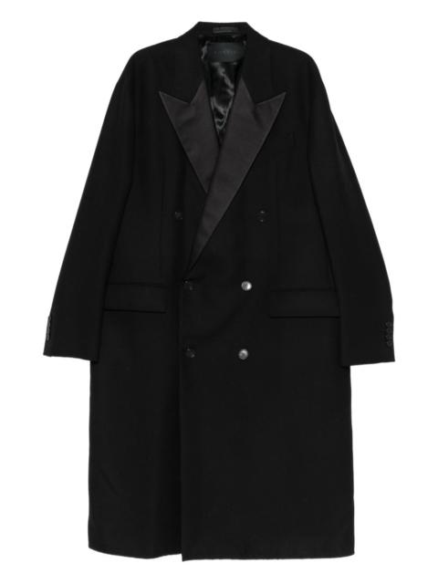 Lanvin satin lapel coat