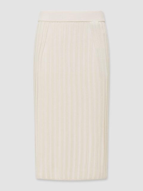 JOSEPH Satiny Rib Skirt