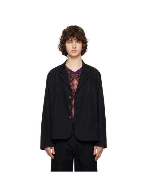 Kiko Kostadinov Black Vig K-Dart Blazer