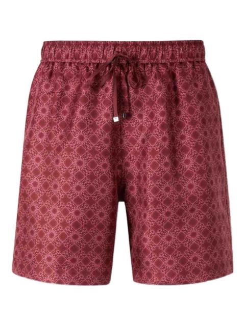 AMIRI floral-pattern drawstring shorts