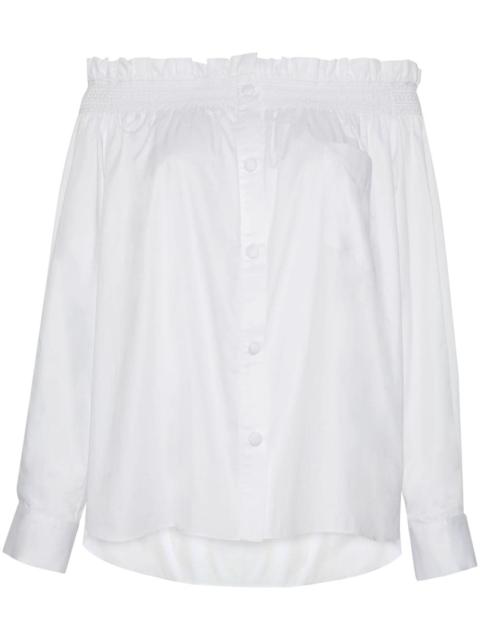 ADAM LIPPES Visby cotton-poplin blouse