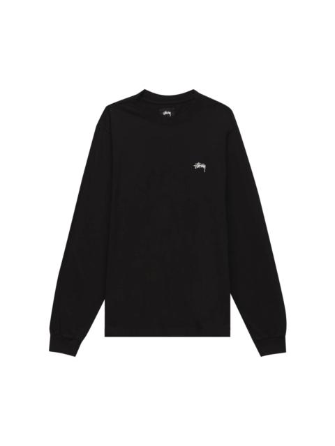 Stüssy Stussy Stock Logo Long-Sleeve Tee 'Black'