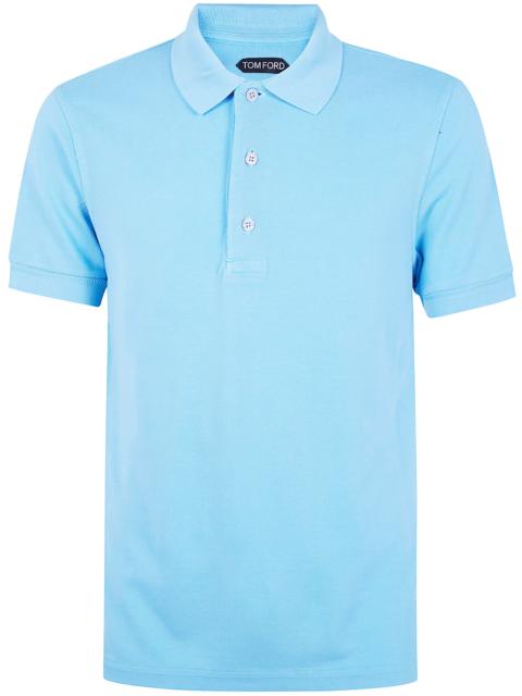 TOM FORD Lyocell Piquet Short Sleeves Polo Shirt