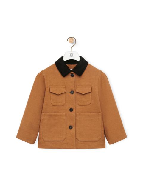 Loewe Short button jacket in cotton
