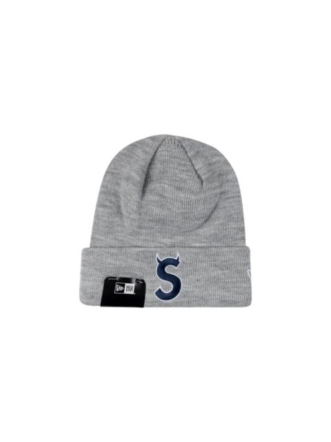 Supreme 대 x 새로운 시대 S 로고 Beanie 'Heather Grey 이름 *