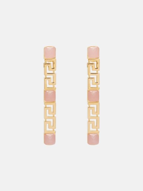 VERSACE Greca drop earrings