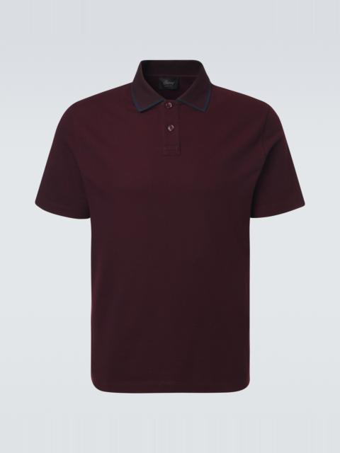 Brioni Cotton piqué polo shirt
